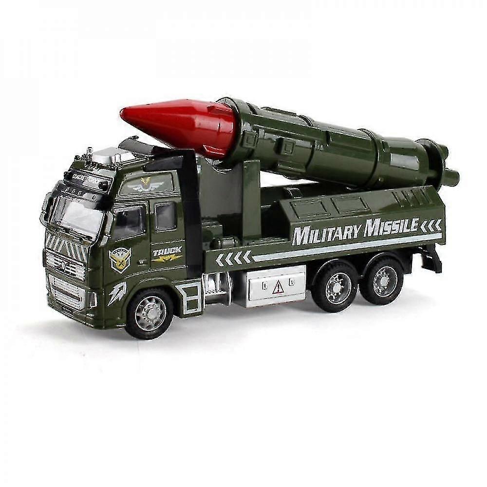 ダイキャスト メタル リアルな軍事ミサイル トラックおもちゃ