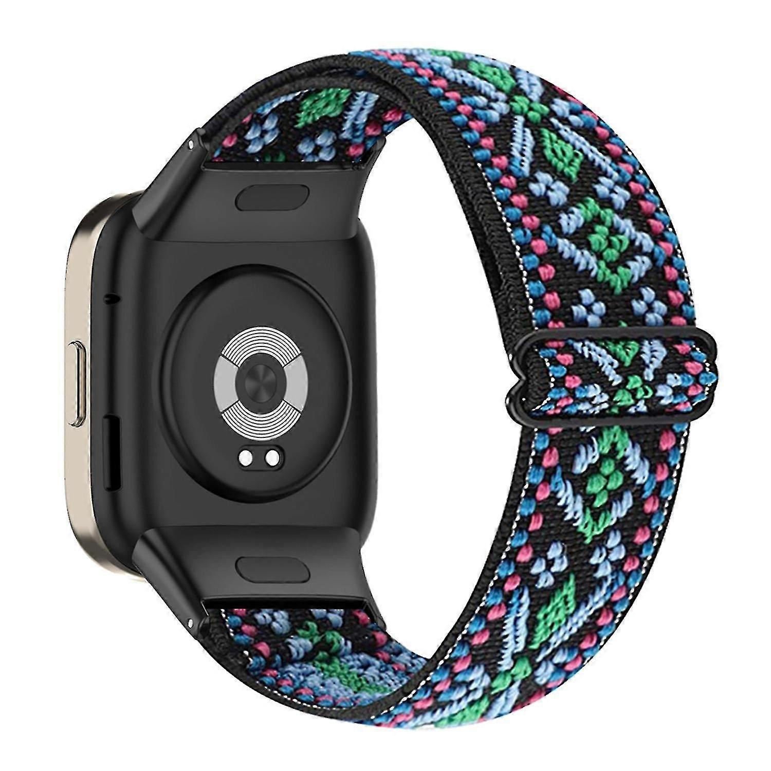 For Xiaomi Redmi Watch 3 / Mi Watch Lite 3 Watch Strap Elastic Nylon Adjustable Smart Watch Band - Brown
