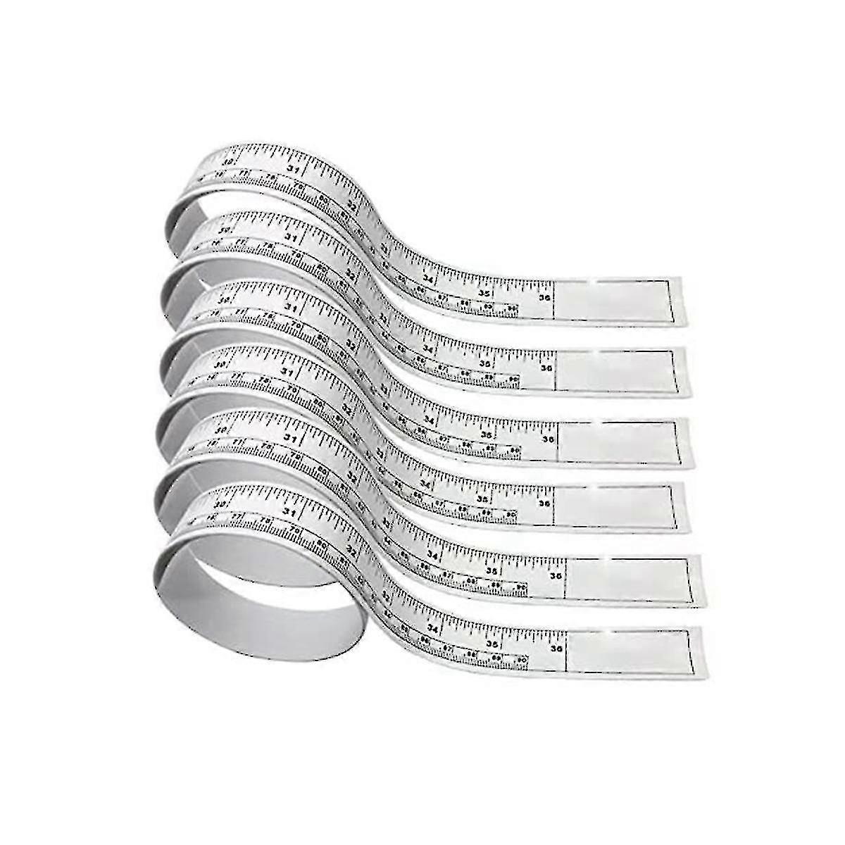 6pcs dhesive Tape Measure Measuring Car Desktop Table Ruler 90cm
