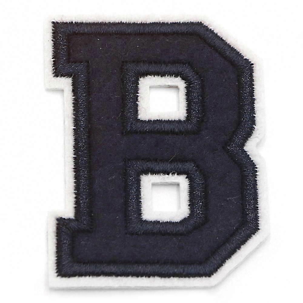 Capital Letters Embroidered Patch For Clothing Bag Iron On Appliques Diy Badge Sticker - X