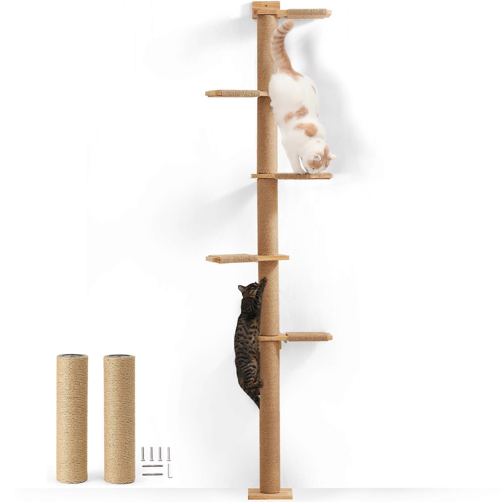 Tall Cat Tree with Replacement Scratching Post