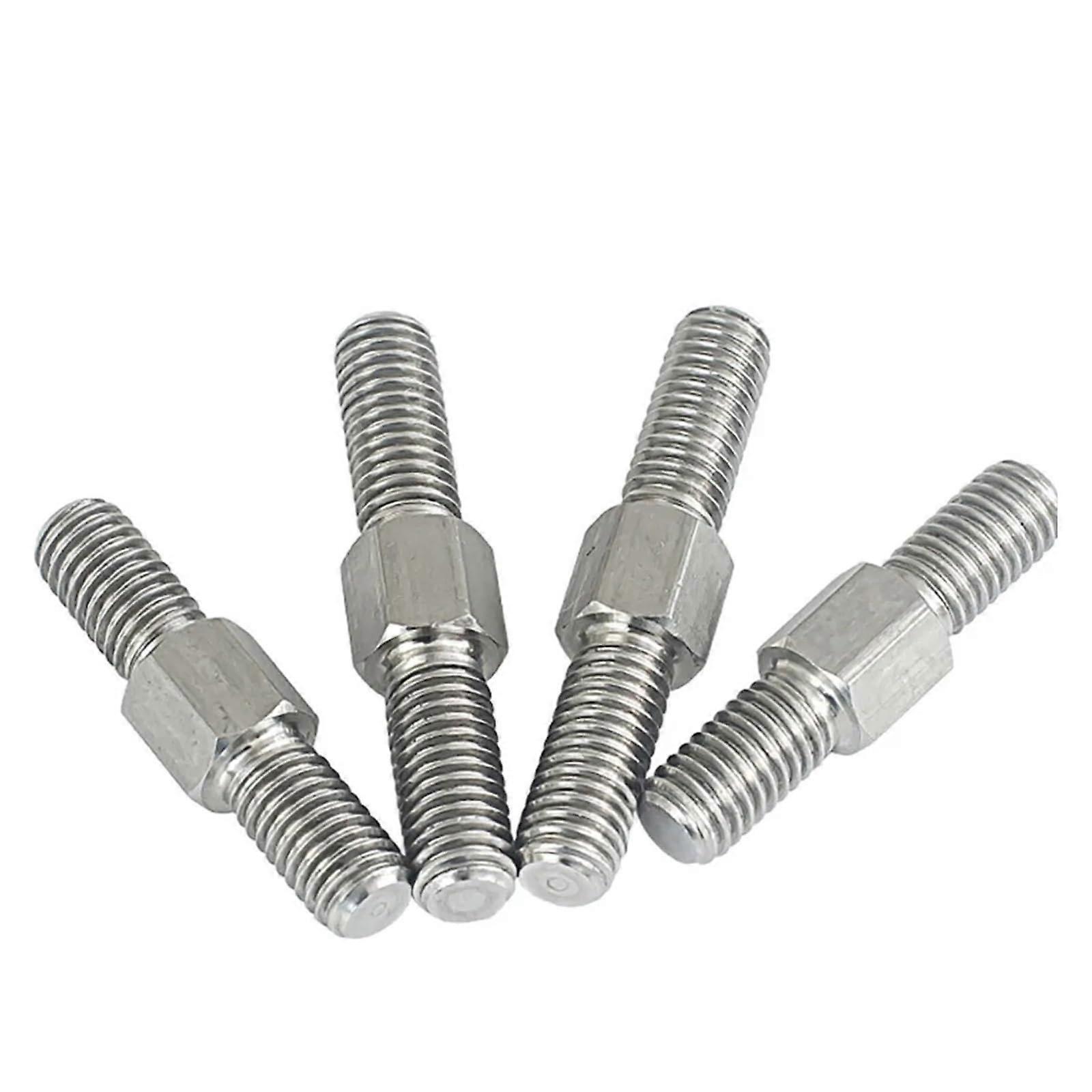 M6 304 Stainless Steel Left And Right Threaded Double Head Threaded Rod M6x40mm 30/40/50/60/100 Mm Lengths