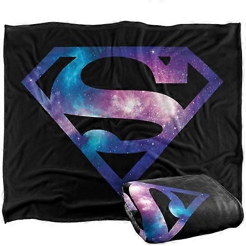 Superman Galaxy Logo Blanket