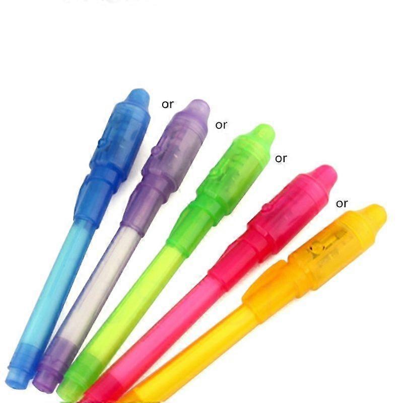 NEW 2 In 1 UV Black Light Combo for Creative Stationery Invisible Ink Pen