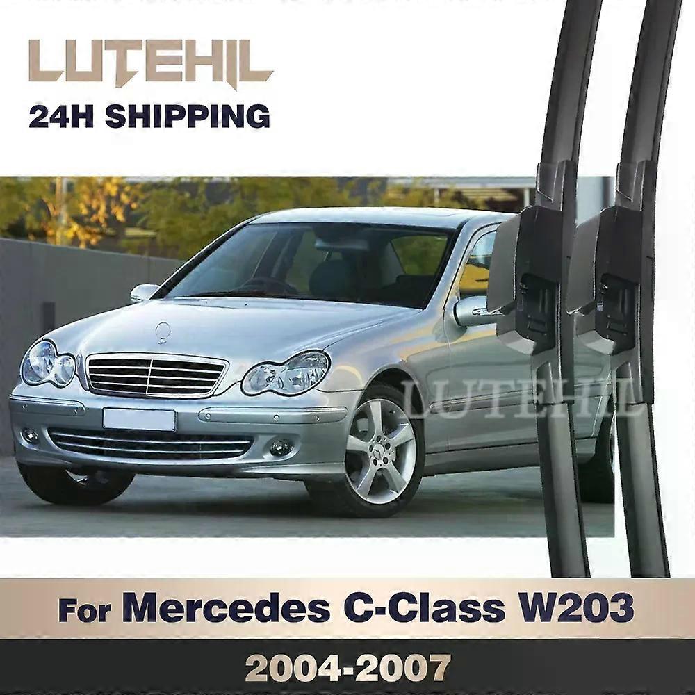 For Mercedes-Benz C W203 2004-2007 2005 2006 Wiper Front Wiper Blades Windshield Windscreen Window Brush 22"+22"