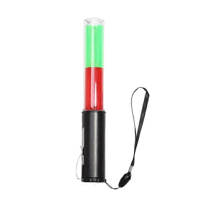 Led Traffic Signal Stick 26cm Light Wand For Traffic Control Concerts And Emergency Situations Magnetic Hook For Easy Hanging No Battery Included