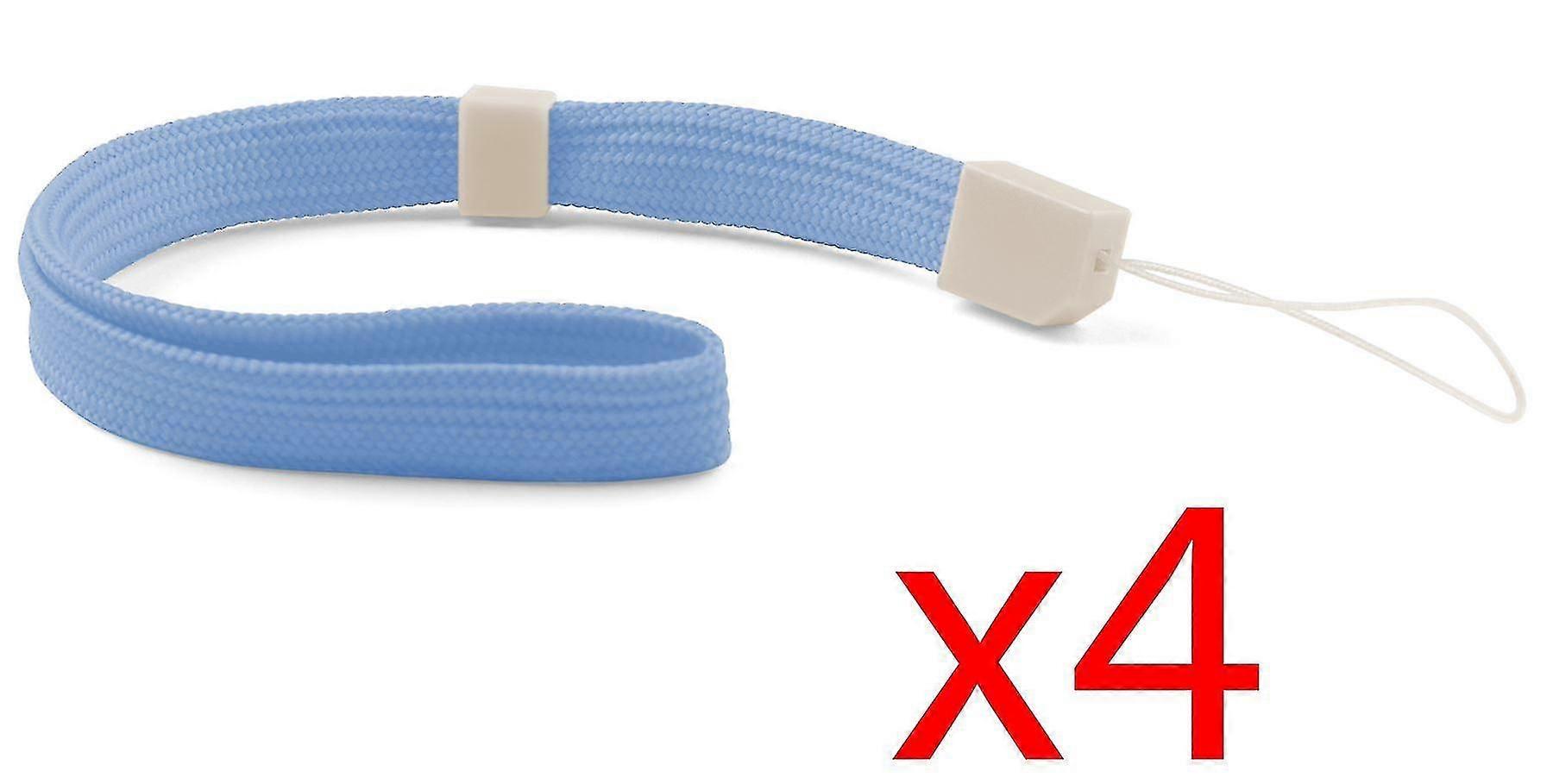 4x Blue Hand Wrist Strap For Wii Remote Controller PSP DSL 3DS DSi 2DS Switch