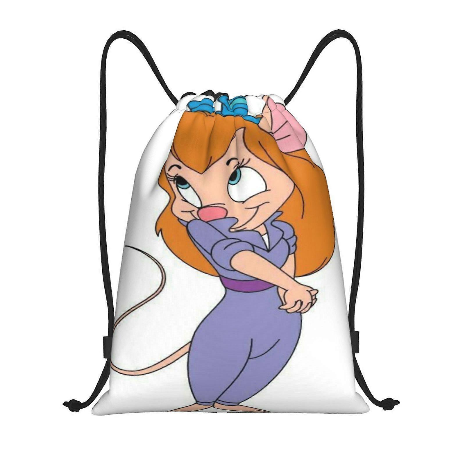 p40 Chip 'n Dale Rescue Rangers Canvas double shoulder backpack holds more without weighing you down g40
