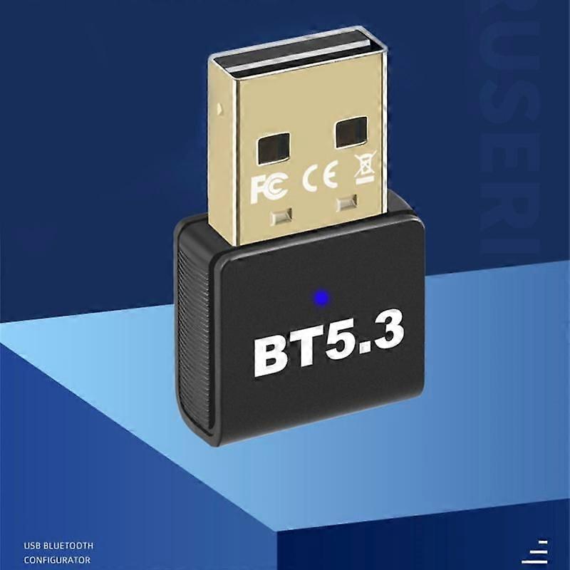 5.3 Bluetooth-compatible Adapter Driver Free Computer USB Wireless Bluetooth-compatible Audio Receiver Transmitter For PC Phone