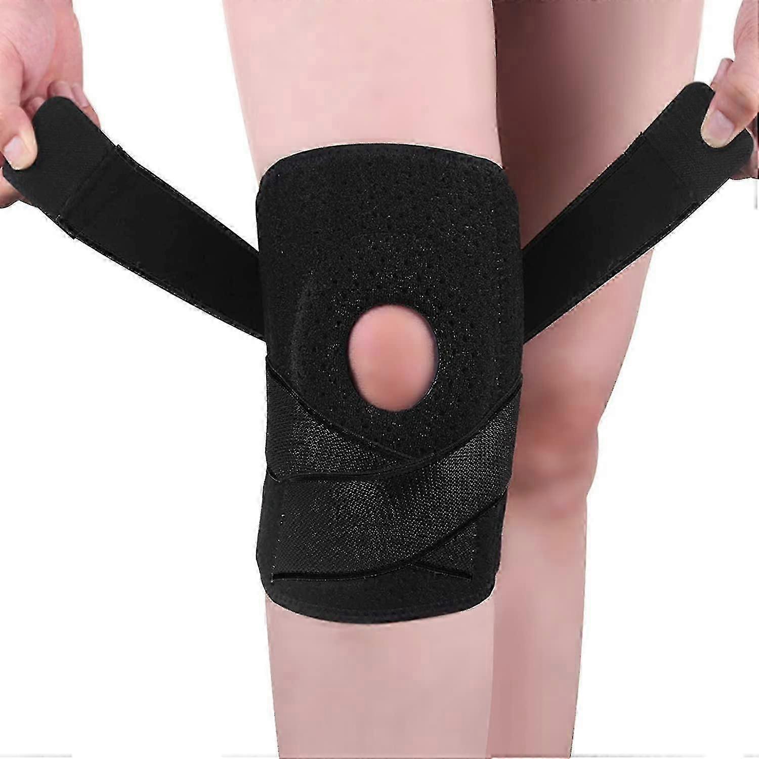 4 Sizes Available - Plus Size Knee Braces With Side Stabilizers & Patella Gel Pads,knee Support For