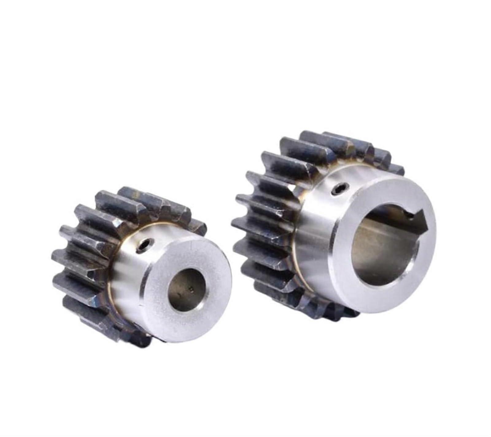 Bevel Gear Pinion 1.5M Spur 1219T with 6mm Bore for Mechanical Applications, 1 Piece, 1.5 Modulus