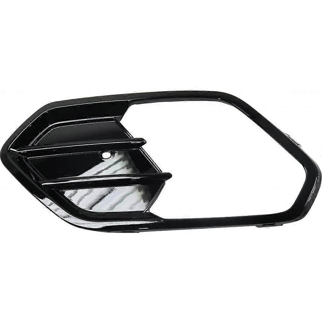 Fog Light Cover Ford Escape 2017-2019 Driver Side ABS Plastic Painted Black Compatible Replacement FO1038178