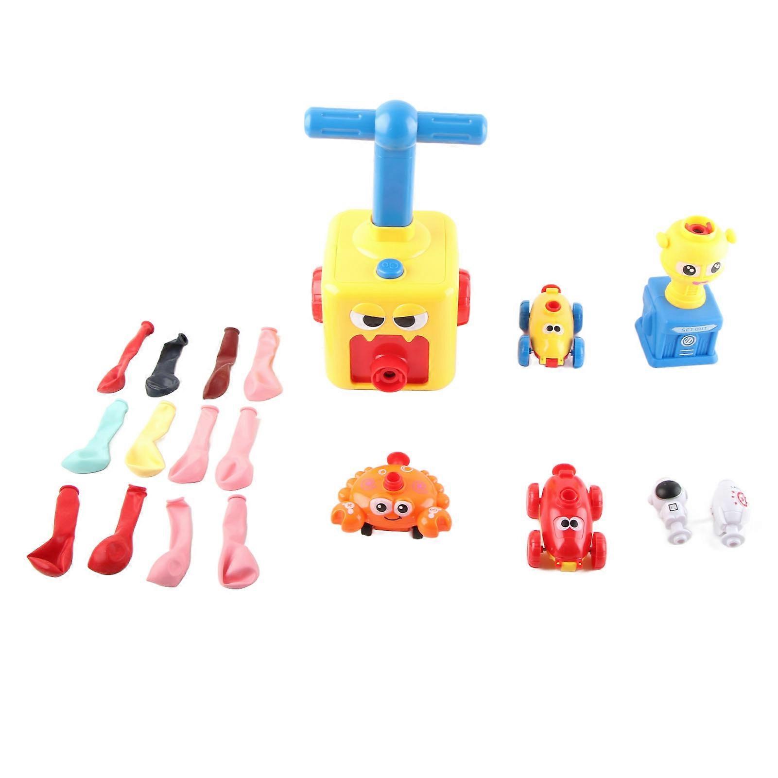 Balloon Launcher Tower Plastic Interesting Inertia Balloon Car Science Experiment Toy