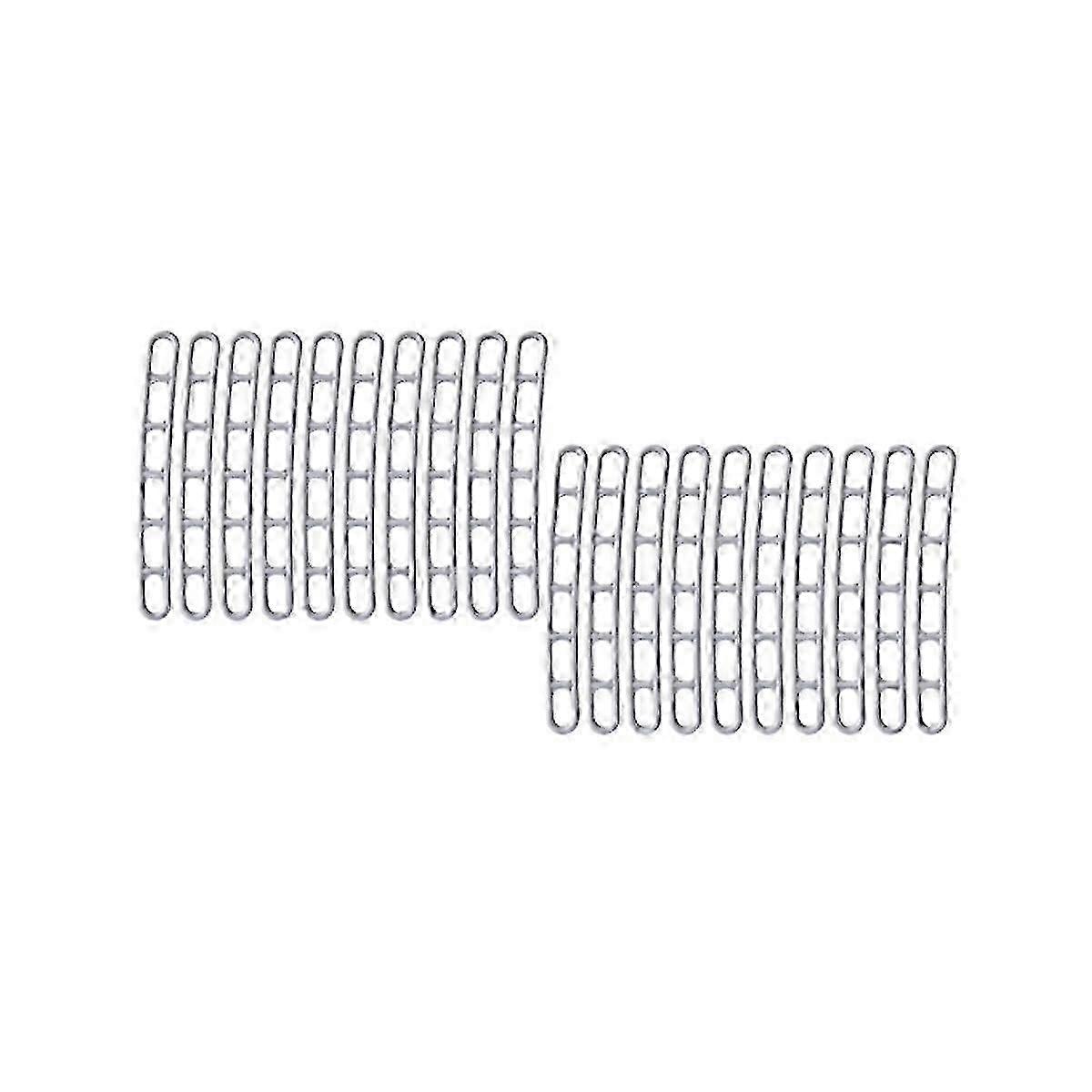 شد 20 قطعة المظلة سلم الفرقة مرنة 6 مقصورات مظلة التخييم تحديد لخيمة بلاستيك O bs