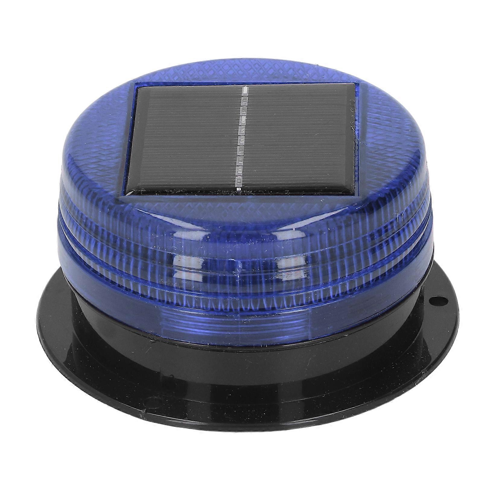 Solar Warning Strobe Light 6 High Brightness Bead Waterproof Construction Road Warning Flash Lamp