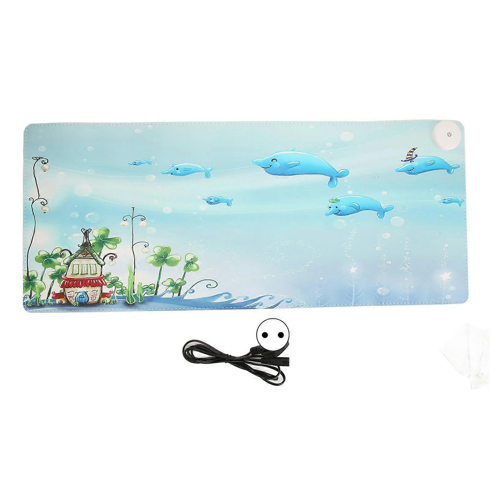 Warm Desk Pad Multifunctionl Stylish 3 Heating Levels Soft Electric Heated Mouse Pad for Home Office