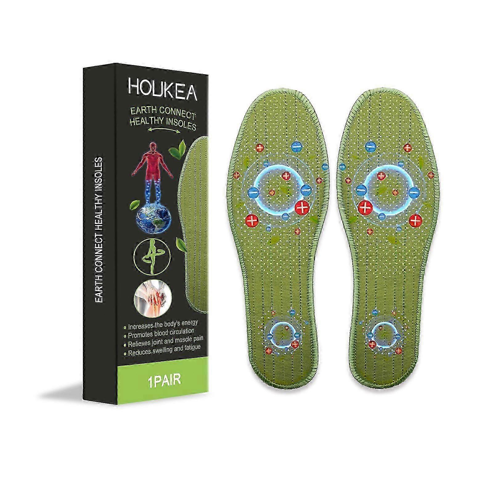 Houkea Insole Soft Comfortable Elastic Insole Outdoor Sports Running Body Care Insole
