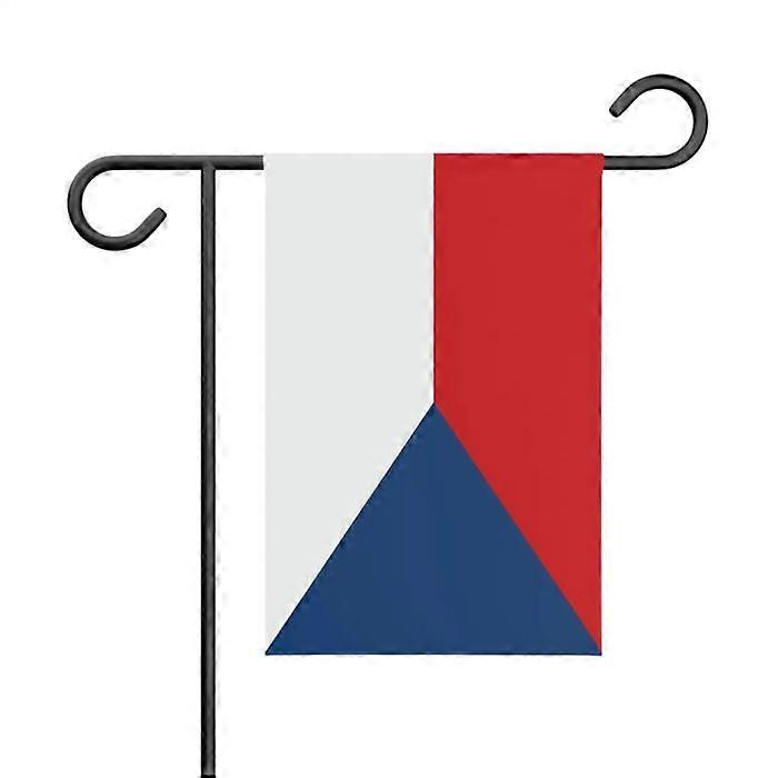 Czech Republic Garden Flag – 32 x 47.5 cm – Durable Polyester – Vertical Format – Outdoor