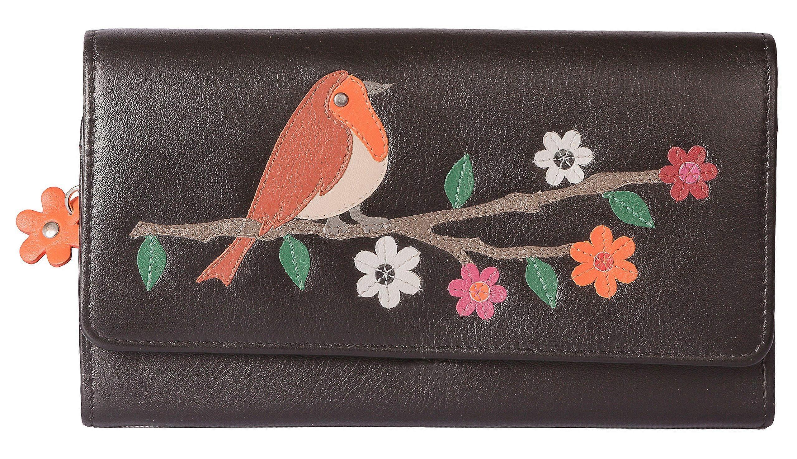 Robin RFID Leather ladies purse By Mala Leather