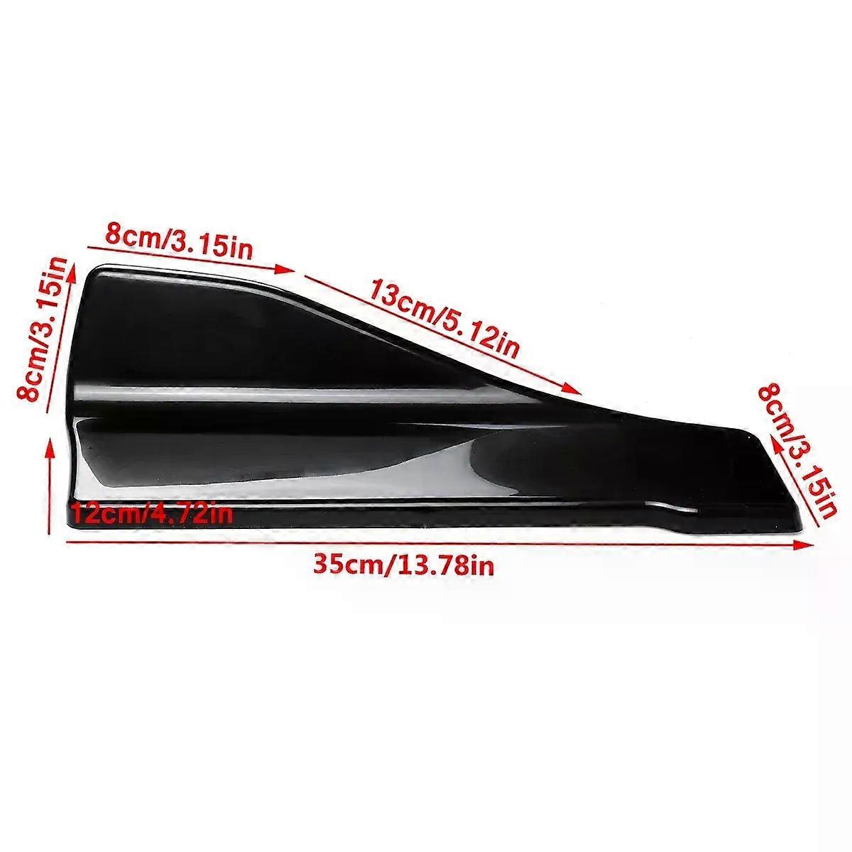 35cm Universal Side Skirt Extension Rear Splitter Winglet Aprons Suitable for  B-M-W E80 E81 E82 E87 E90 E91 E92 E93 G20 G30 Car Accessories
