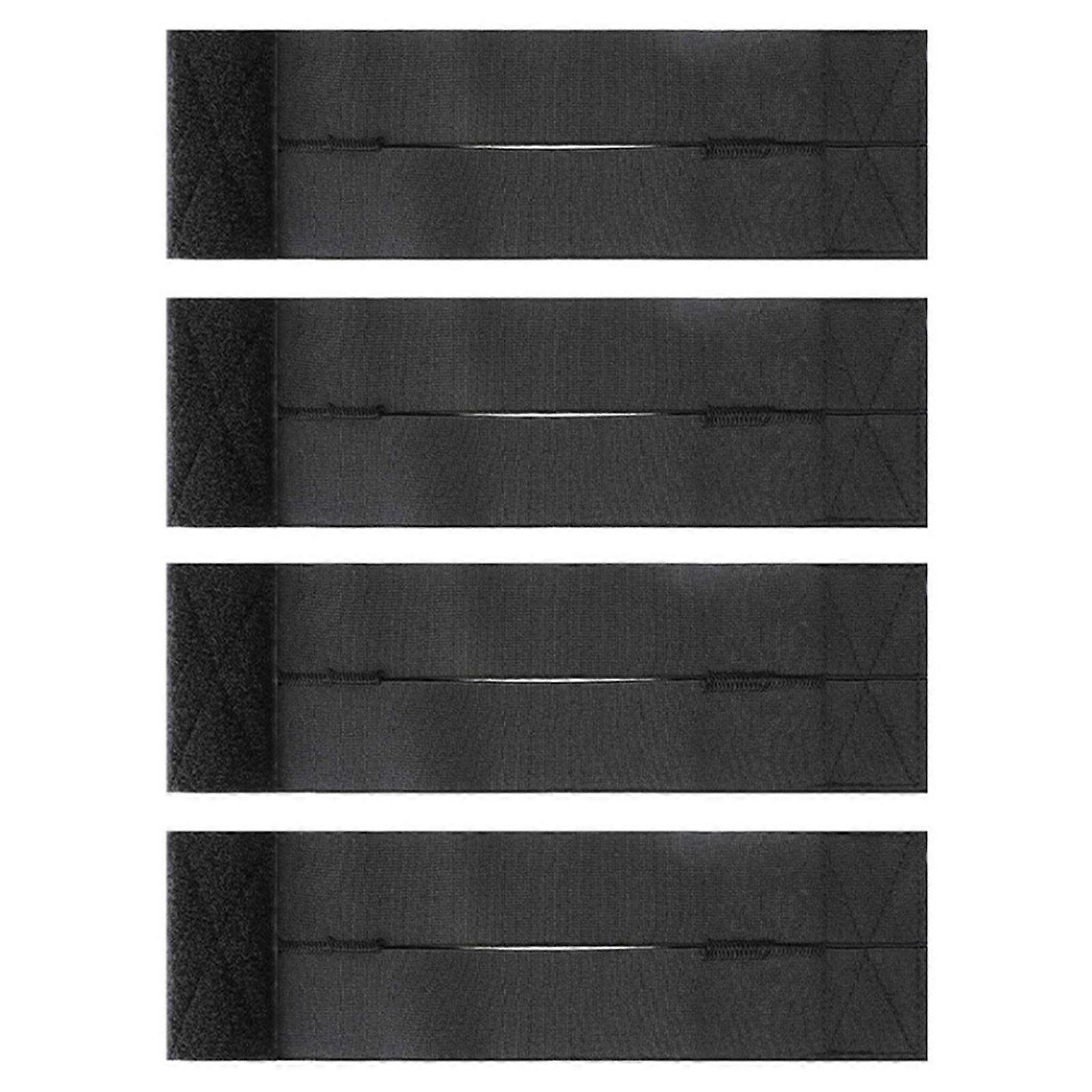 4 unidades de luva de beisebol Wrap Lacing Strap Equipamento de beisebol Wrap Faixas elásticas ajustáveis Alça de luva de beisebol com adesivo