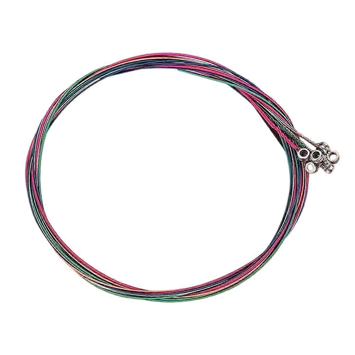 Acoustic Guitar String Replacement AntiRust Coating Light Musical Instrument Accessories(Copper )