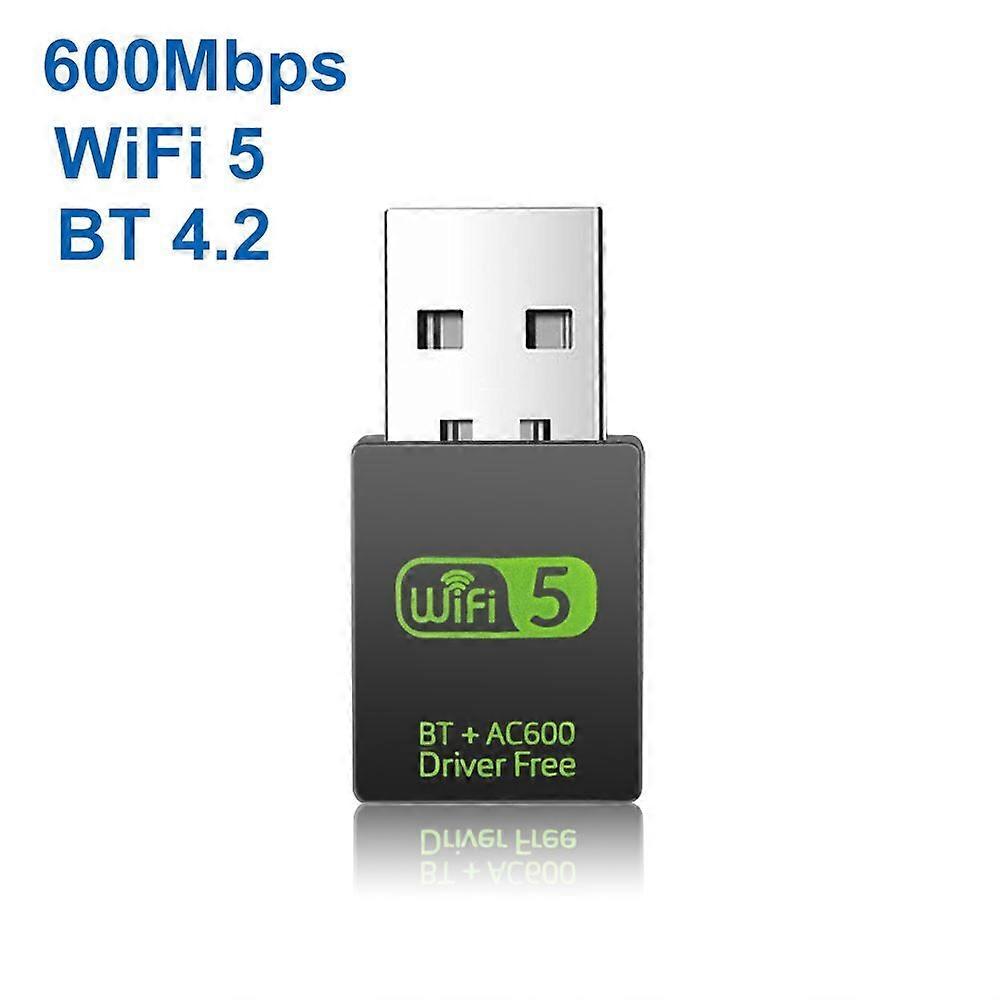 900Mbps WiFi 6 USB Adapter Bluetooth 5.3 Wireless Network Card Dual Band Driver Free USB Dongle Wifi (Options 600Mbps)