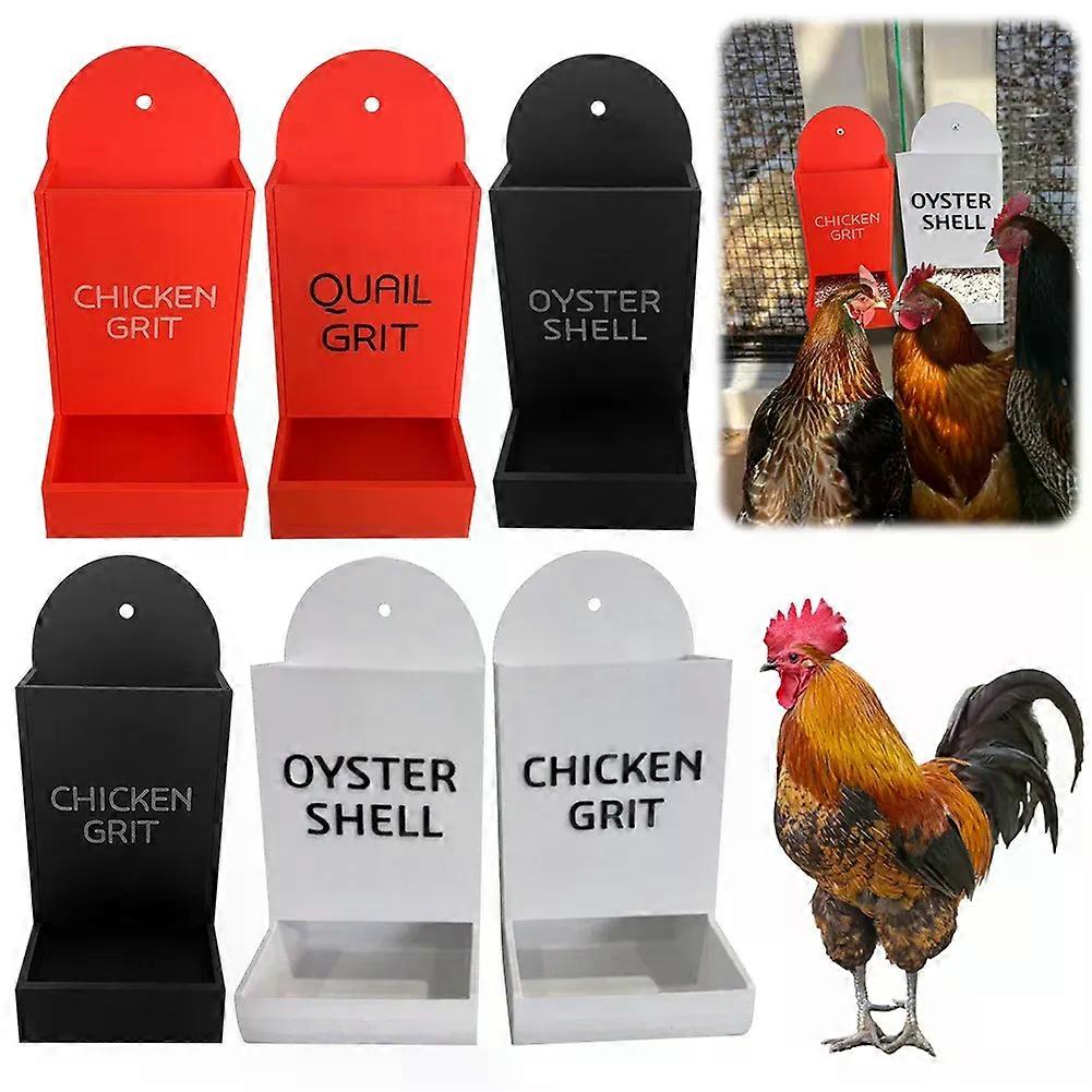 3D Printed Oyster Shell Feeder No Waste Hanging Chicken Feed Dispenser