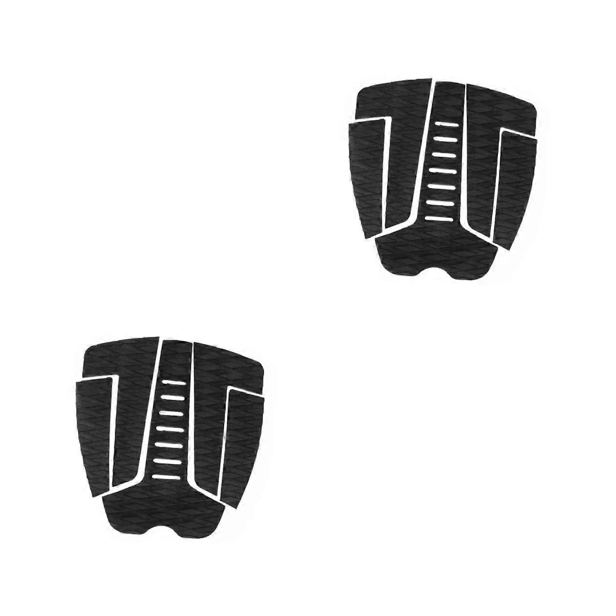 Slip-Resistant Matte Skimboard Pads For Surfing EVA Black Model 2 Surfboard Traction Grip Accessory
