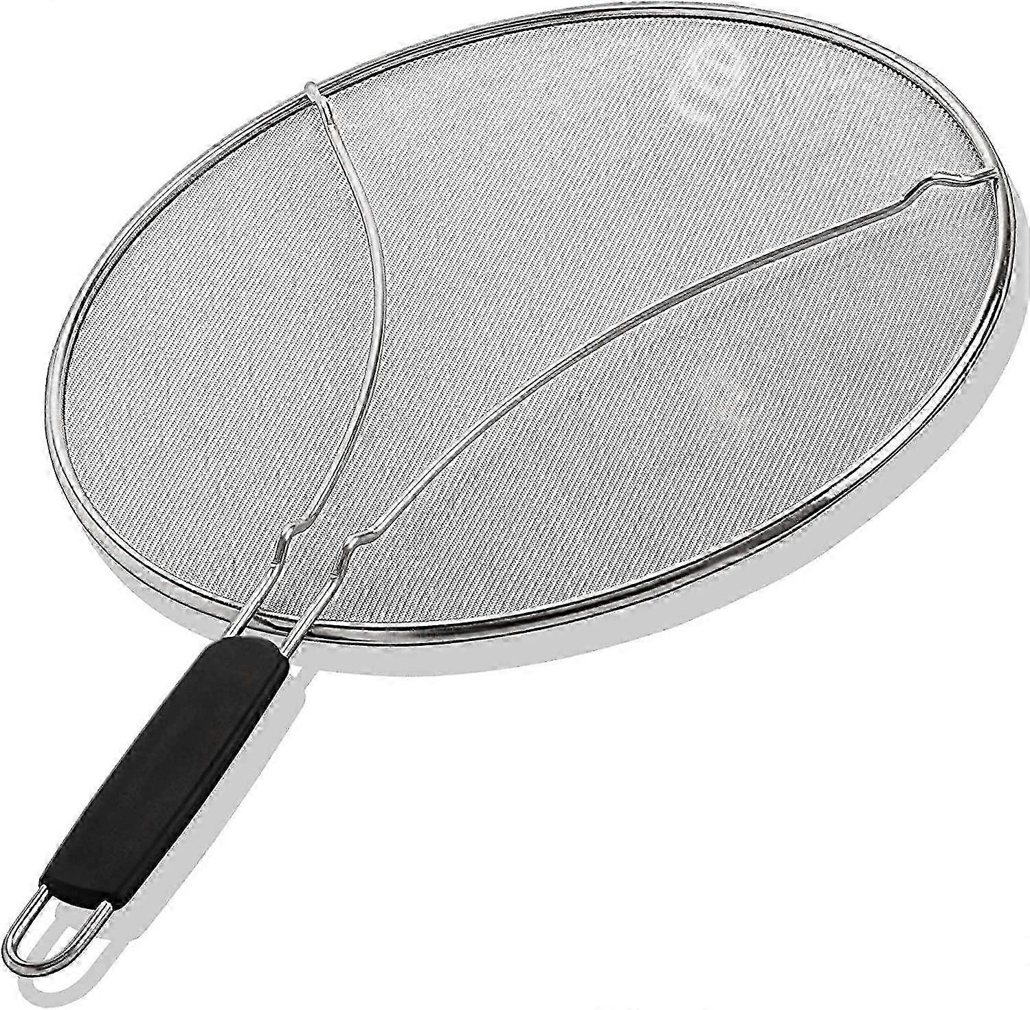 Grease Splatter Screen 33cm - Stainless Steel Burn & Mess Protector