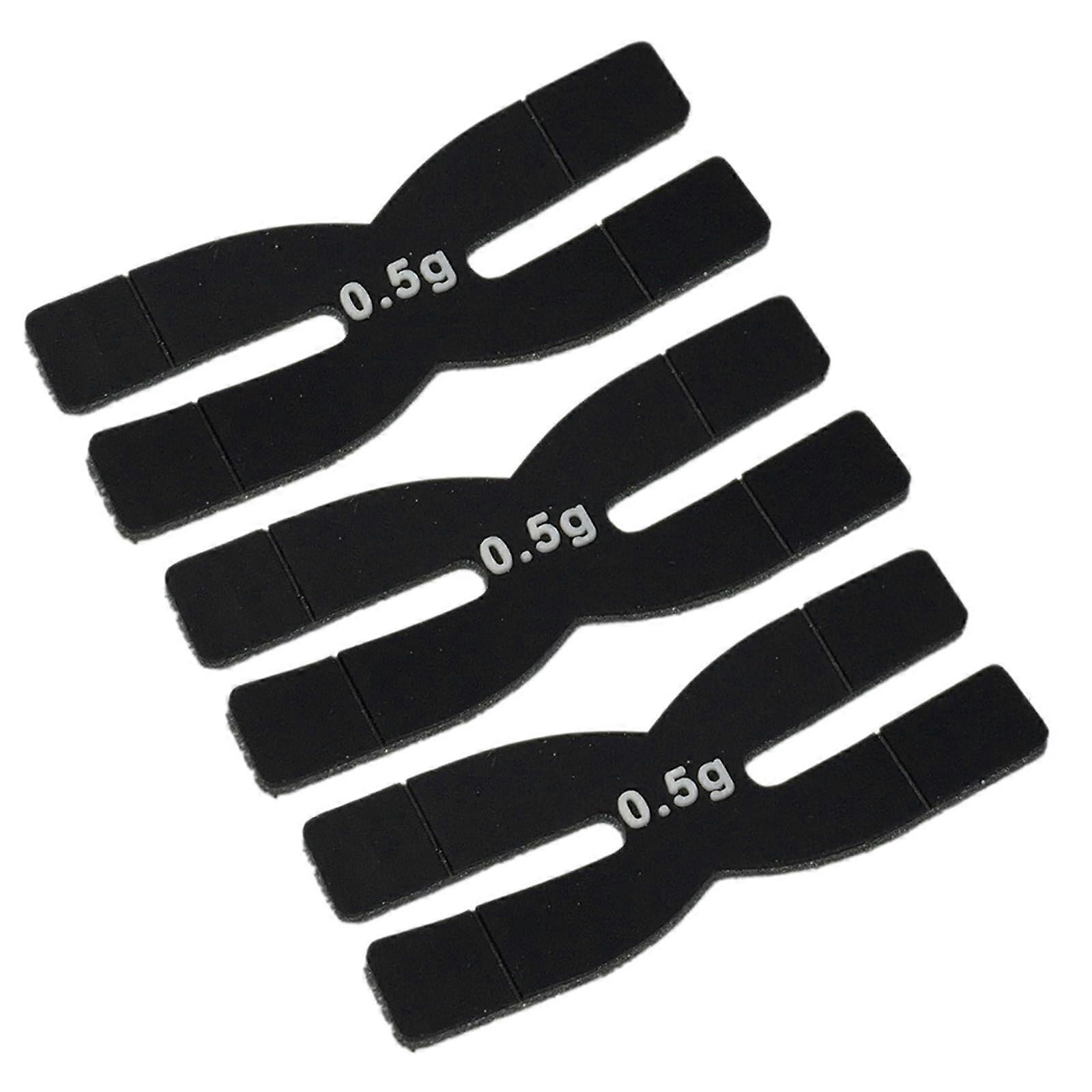 3 x 0.5 g silicone tennis racket tapes, badminton racket racket weight, head balance strips, easy tallation and removal Ref: 1020