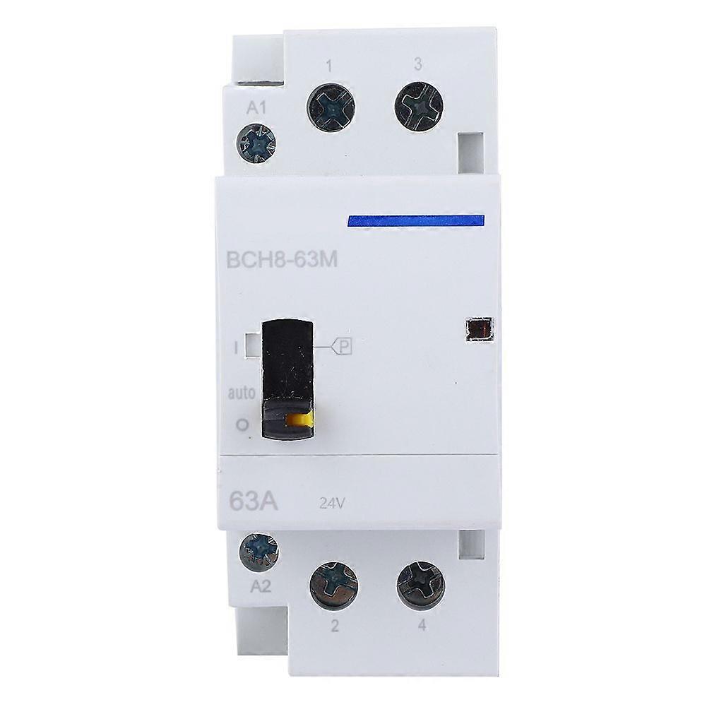 High quality BCH8-63M Household AC Contactor 24V 2P63A with manual function