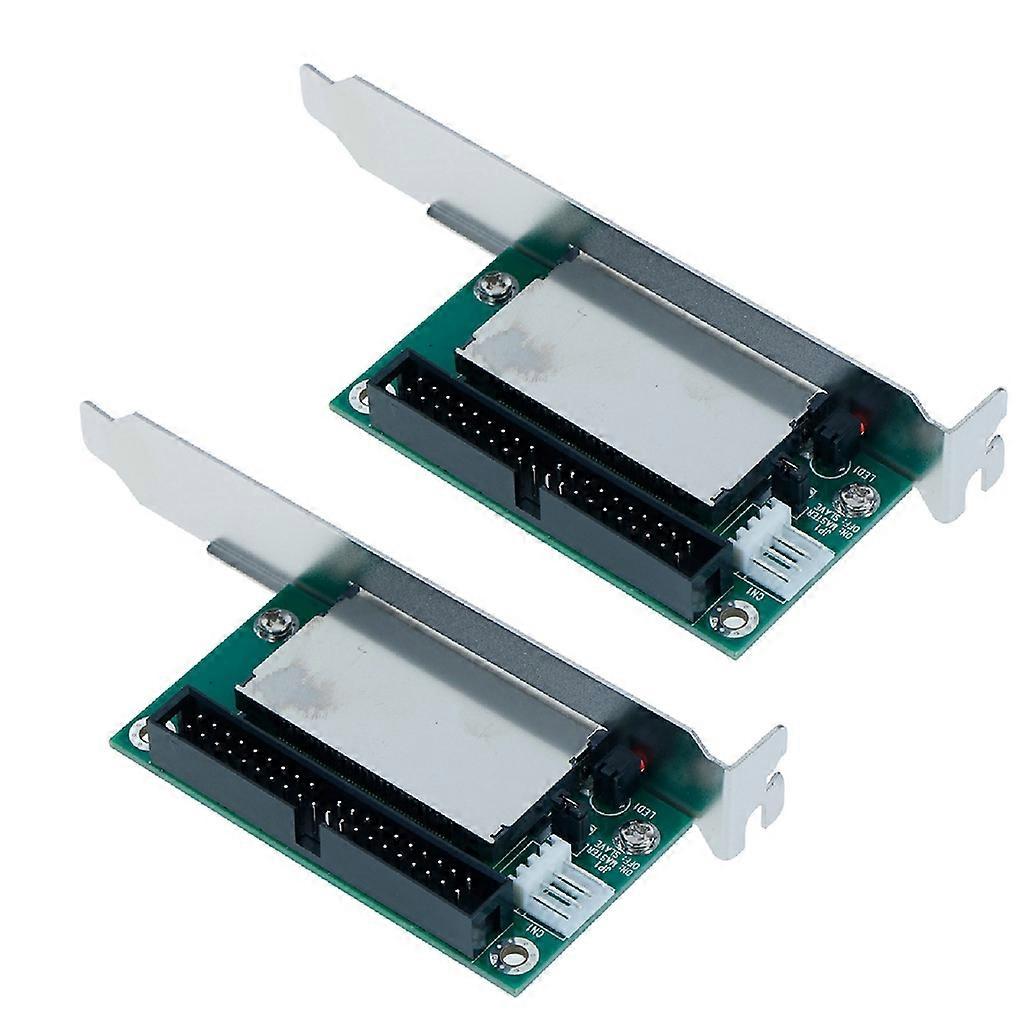 2Pcs CF to IDE Adapter Card CF to IDE CF to 40-Pin Desktop 3.5