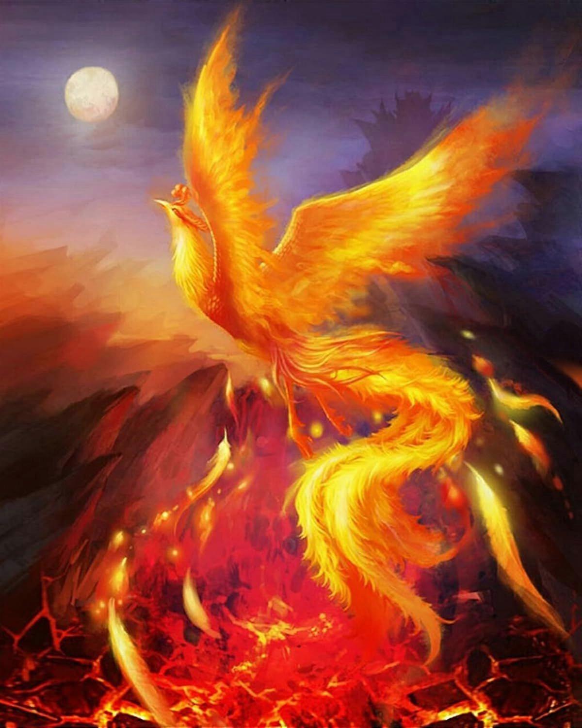 Phoenix trä pusselspel 1000 bitar