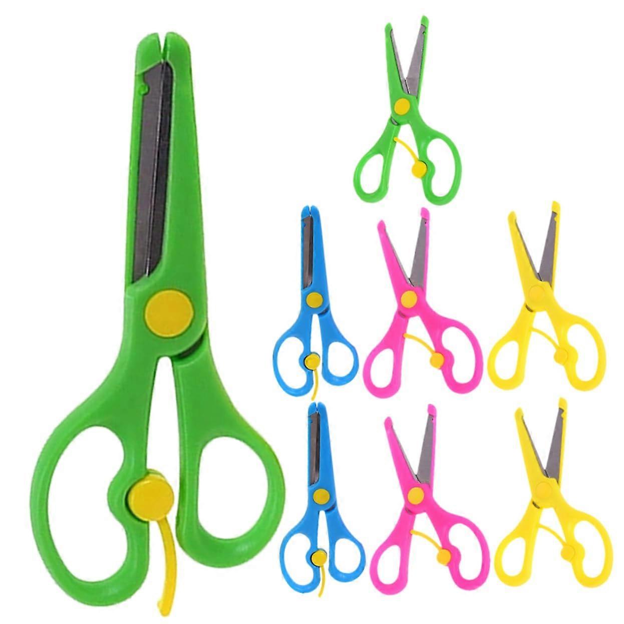8 pieces colorful children's scissors scissors for DIY projects for years crafting tools for school and home
