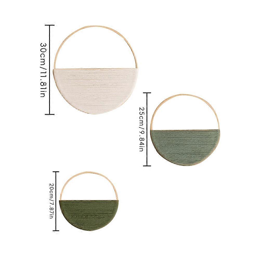 Anel de bambu circular de parede