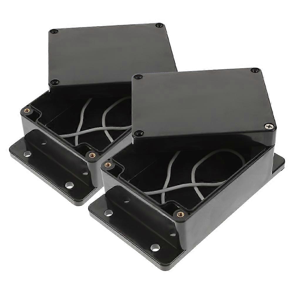 Outdoor Electric Boxes Junction Box With Fixed Ear For Diy Project In Wet Environments 15.20X9.00X5.50Cm Waterproof Function 2Pcs