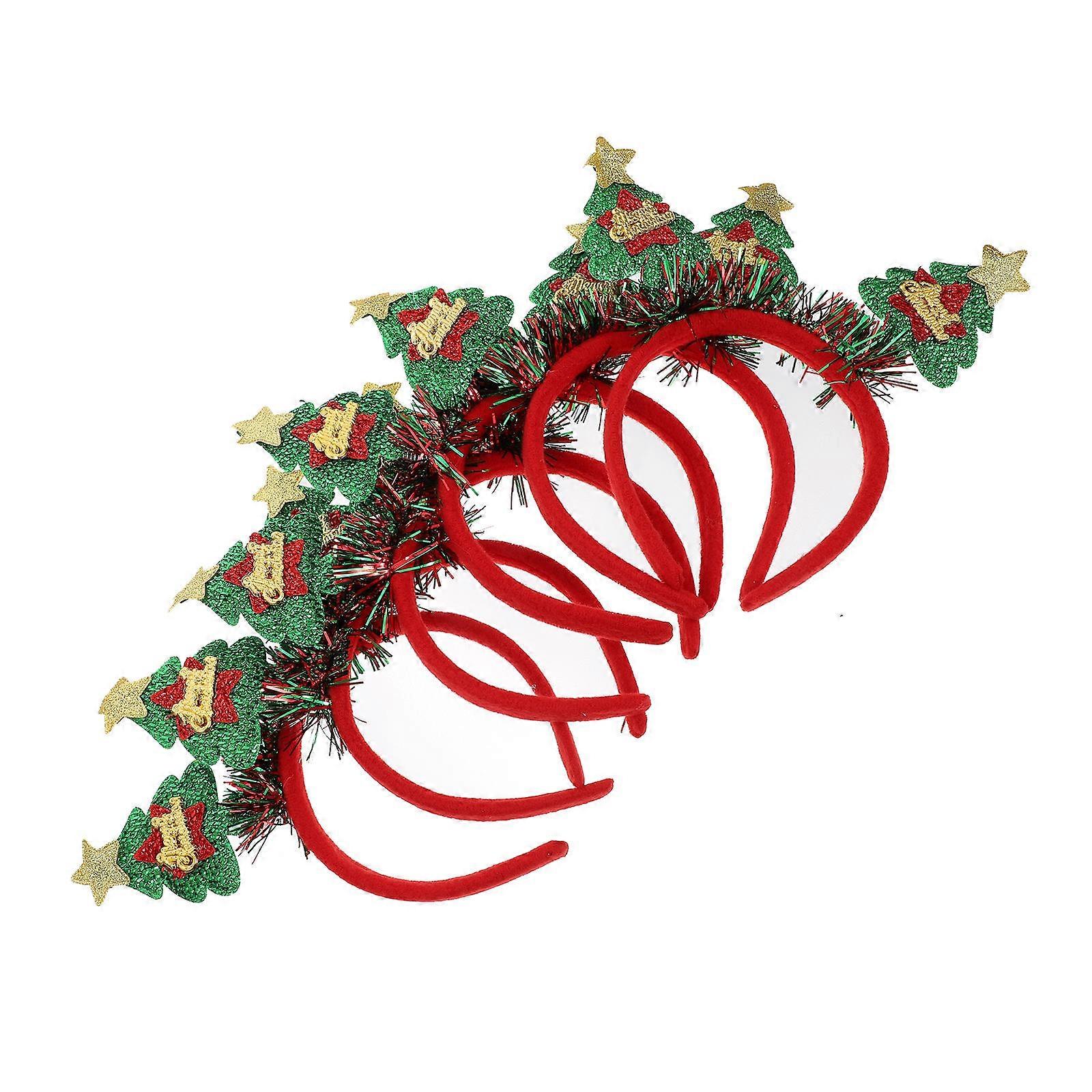 Festive Headbands Tree Headband For Costume Party Masquerade Parties Cloth 23x12cm 6Pcs