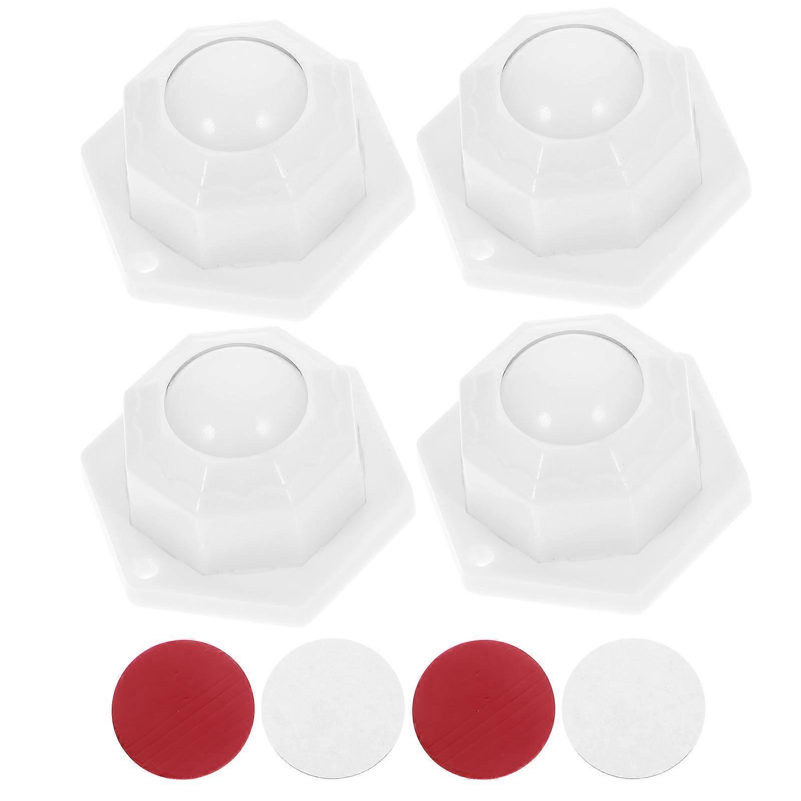 Mini Self Adhesive Casters For Coffee Tables Plant Stands Assorted Color 360 Degree Rotation 1Set