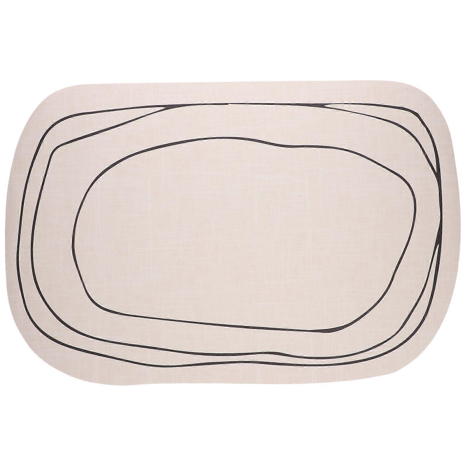 Bathroom Floor Mat Absorbent Bath Rug Water Absorbent Material Floor Mat Bathroom Multi 60.00X40.00X0.30cm 1Set