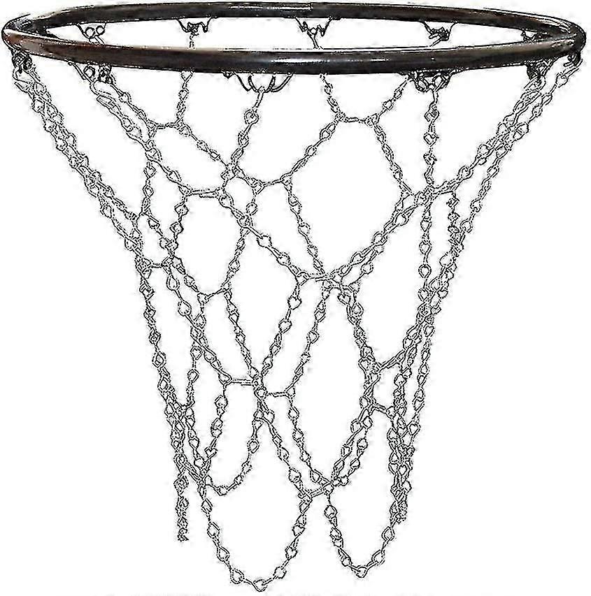 Outdoor Basketball Net, Replacement Basketball Net, Outdoor Basketball Net, Metal Basketball Net, Standard Durable Galvanized Basketball Net For Indoo
