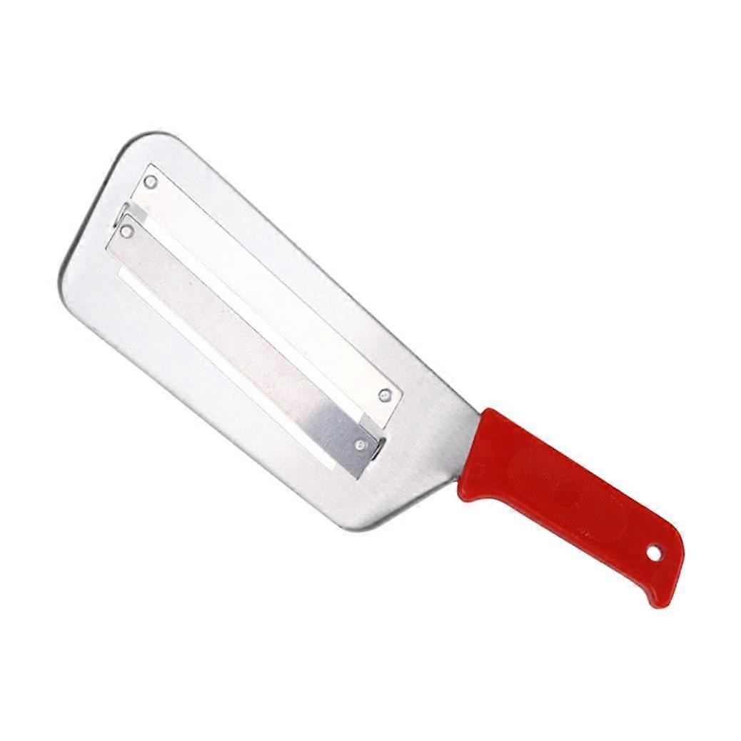 Vegetable slicer mandoline cucumber onion potato fruit slicer grater (red)