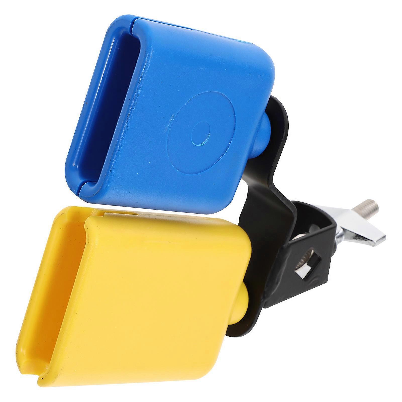 Percussion Accessories Dual Mounted Bell Professional Musicians 16x13x2.5cm 1Pack