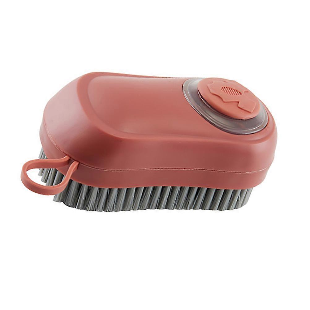 Laundry Stain Brush Automatic Liquid Adding Cleaning Portable 1Pcs