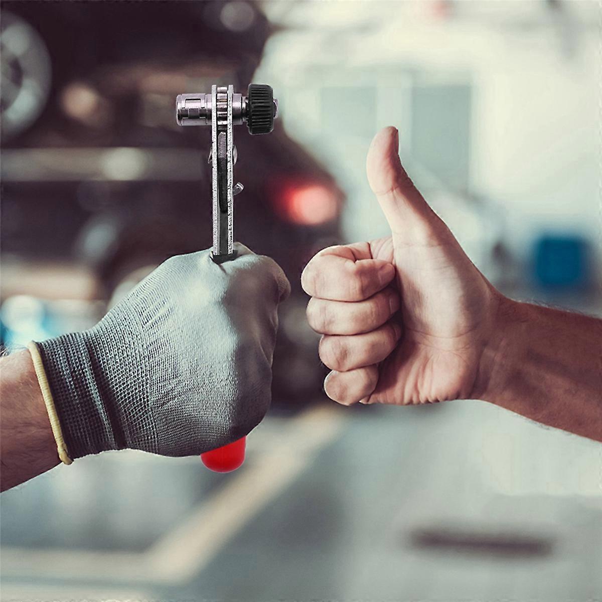 Mini Rapid Ratchet Wrench 1/4 inch Quick Socket Wrench Tools Red