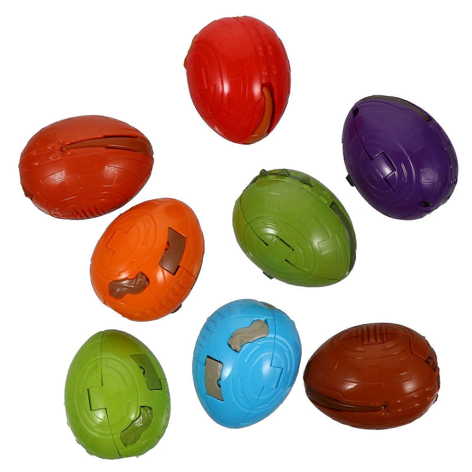 1 Set Funny Transform Dinosaur Egg Toy Kids Early Educational Dinosaur Egg Toy