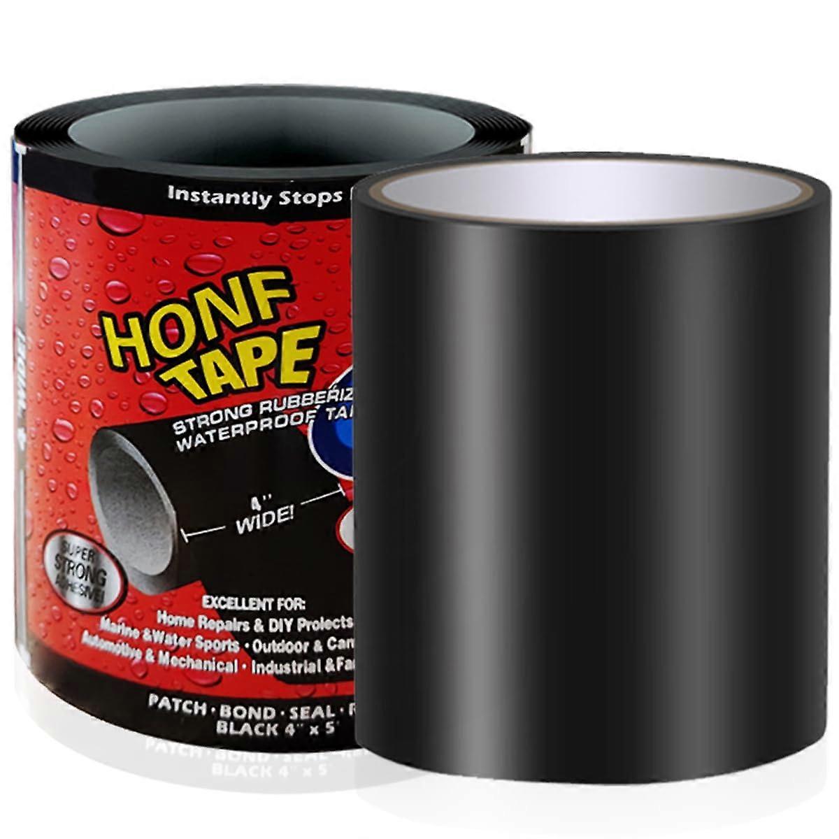 Waterproof Underwater Repair Tape 1.5m x 10cm Black Self-Adhesive Pool Patches for Leak Repair in Pools and Garden Pipes