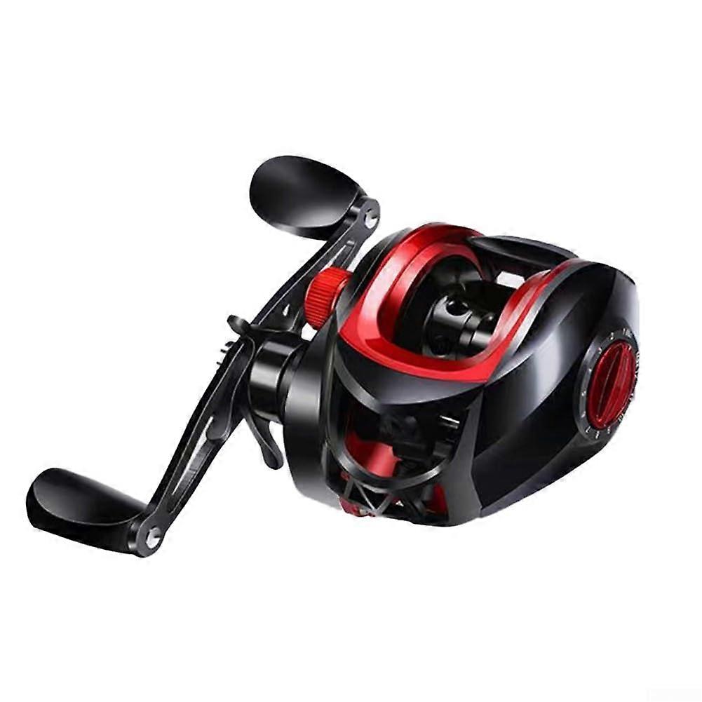 Aluminum Alloy Baitcasting Fishing Reel, 7.2:1 Gear Ratio, 8kg Drag, Adjustable Discharge Force, Left Hand Retrieve