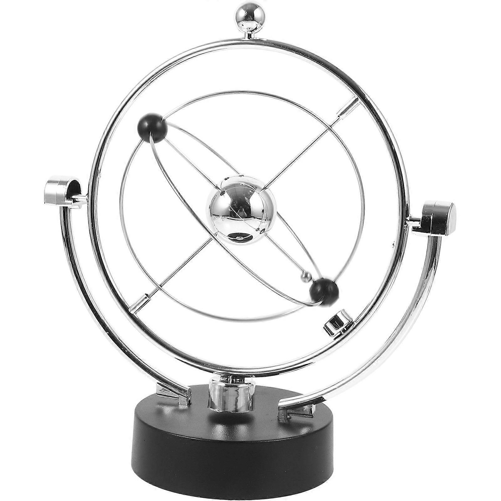 Galaxy Swinger Rocker Celestial Movement Motion Toy Physics Science Gift for Office Home Desktop Display Decoration(Without Battery)