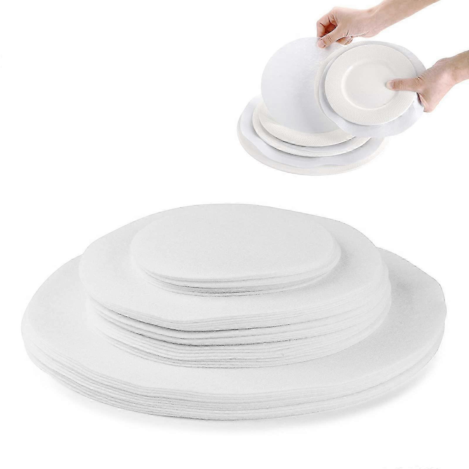 48 Felt Plate Storage Dividers Protectors for Packing Stacking Cookware in 3 Sizes
